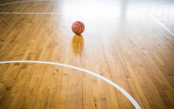 Wood flooring for discount basketball